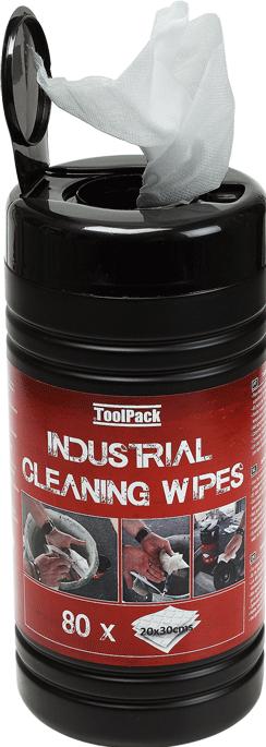 Toolpack Serviettes de nettoyage pour les mains et outils (80 pcs)
