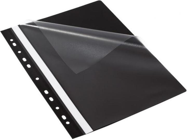 Bantex Budget PP A4 Ordner mit Perforation Evo schwarz (25 Stück) (A4, 25 pcs.)