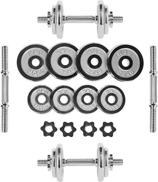 Actual product image HMS hantle STC20 chromowane 2 x 10 kg (2 x 10 kg)