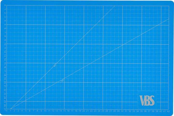 Actual product image VBS Cutting mat "Hobby", blue