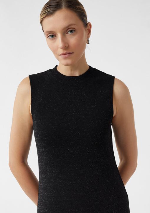 Image du produit Comma Kleid Ärmelloses Jersey-Kleid mit Glitzergarn (38)