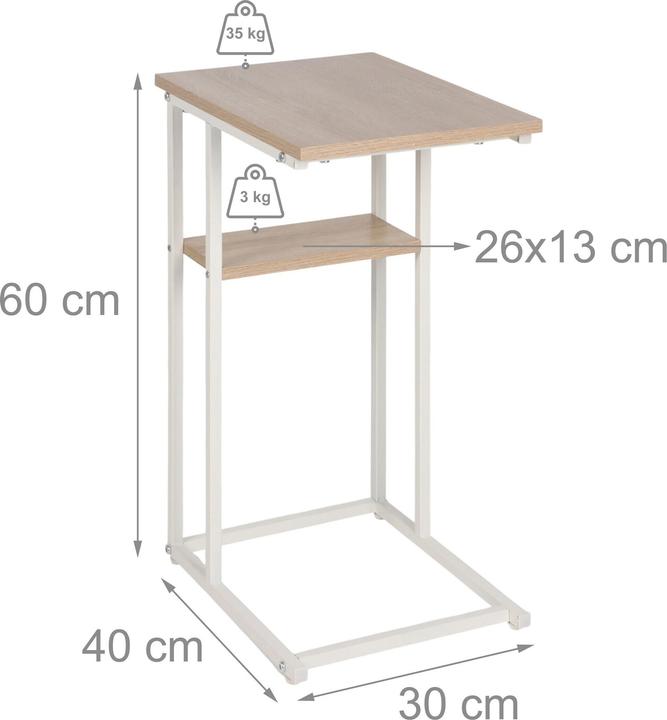 Image du produit Relaxdays Table d'appoint