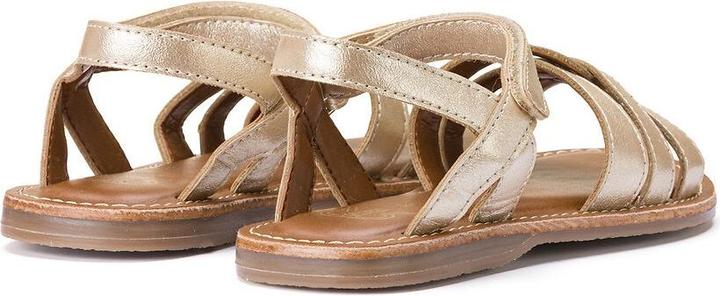 Actual product image La Redoute Collections Lacquered sandals with velcro fastening (28)