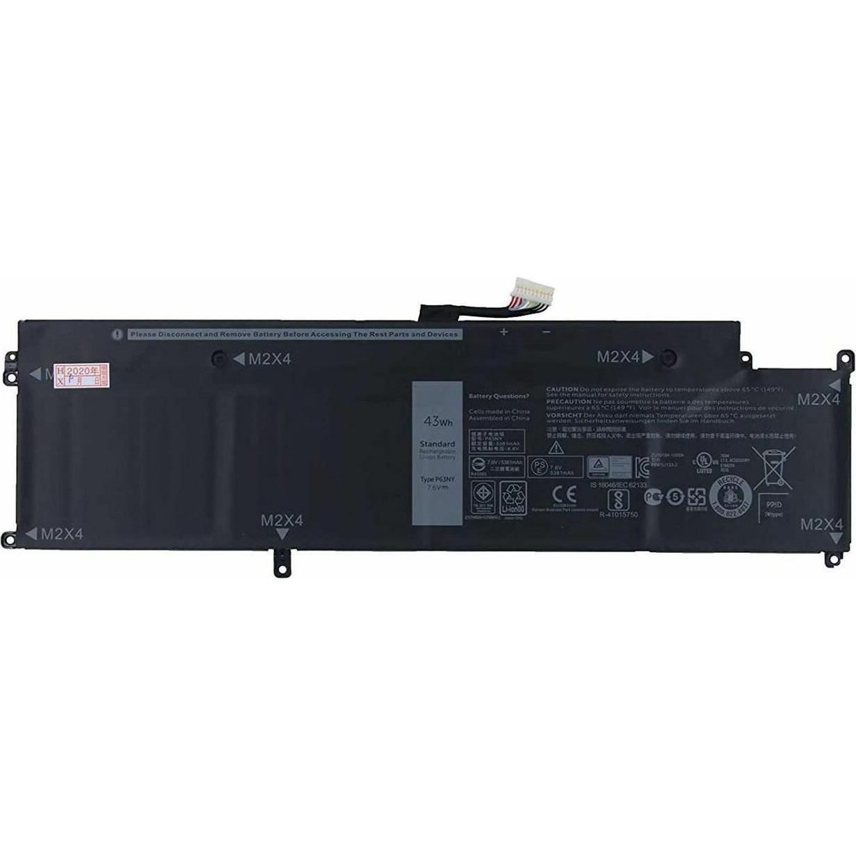 CoreParts Laptop Battery for Dell (5650 mAh), Notebook Akku, Schwarz