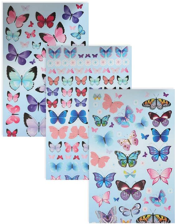 Actual product image I Am Creative Sticker book Butterfly
