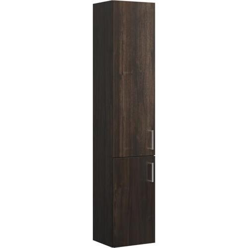 burgbad, Badezimmerschrank, Eqio Hochschrank mit 2 Türen, Türanschlag links, 1760 x 350 mm