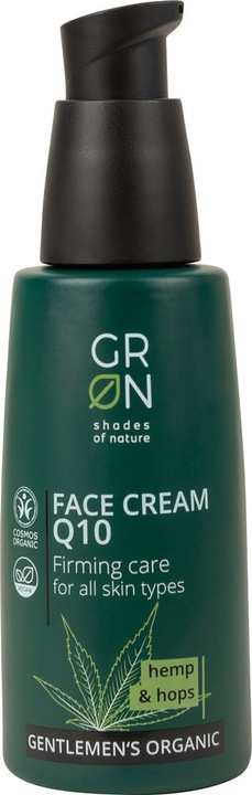Produktbild GRN GENTLEMEN'S Gesichtscreme Q10 straffend Hanf & Hopfen (50 ml, 24h Creme)