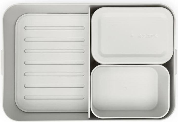 Immagine prodotto Brabantia Lunch Box Make & Take 25,5 x 16,7 x 6,2 cm, Grigio chiaro