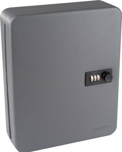 Actual product image pavo Key box for 36 keys, dark grey