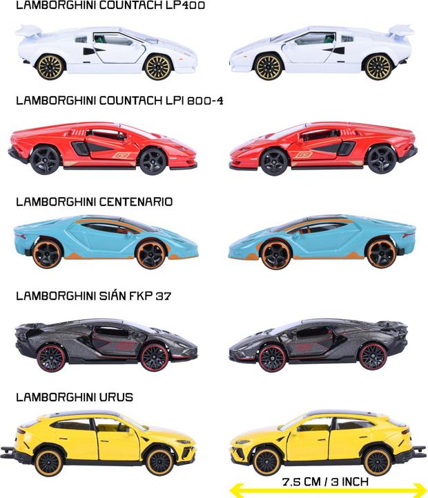 Produktbild Majorette Lamborghini 5 Pieces Giftpack