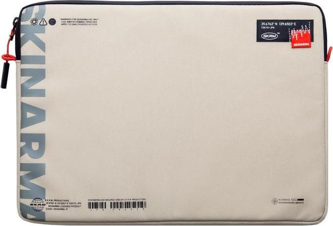 Actual product image Skinarma Bag Fardel laptop sleeve 14" ivory (14")