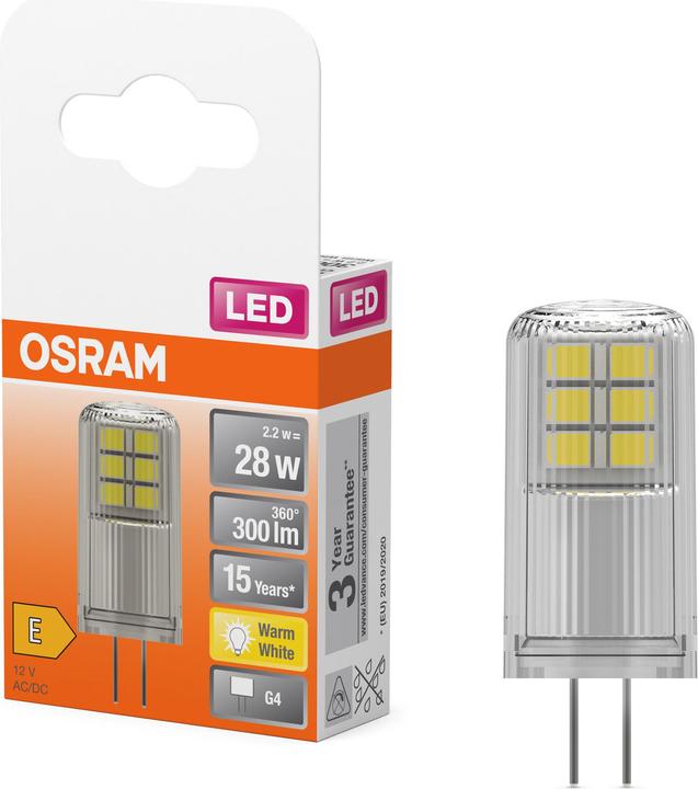 Image du produit Osram Pin (G4, 2.60 W, 300 lm, 1 x, F)