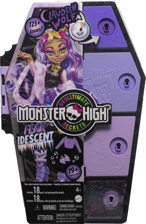 Actual product image Monster High Segreti da Brivido™ Colori Mostruosi™ Clawdeen Wolf™ Bambola