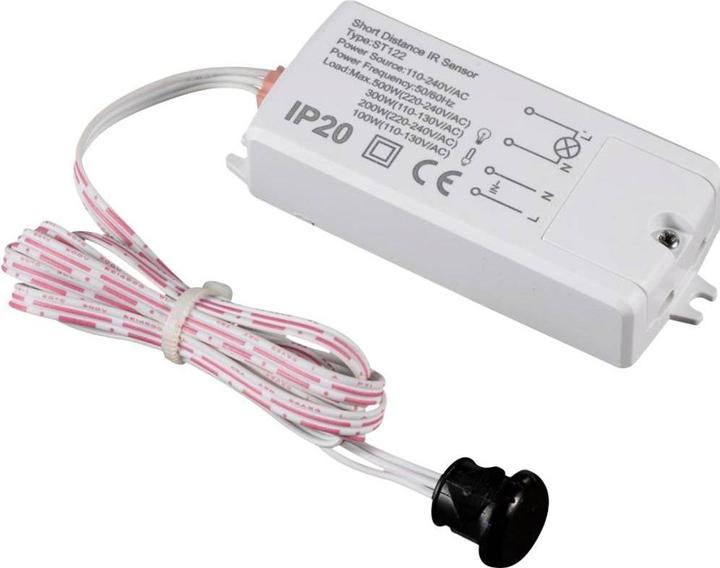 V-TAC VT-5084 - Infrarot mini Einbau-Bewegungsmelder Kurzdistanz