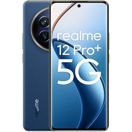 realme 12 Pro+ (256 GB, Submarine Blue, 6.70", Dual SIM, 50 Mpx, 5G), Smartphone, Blau