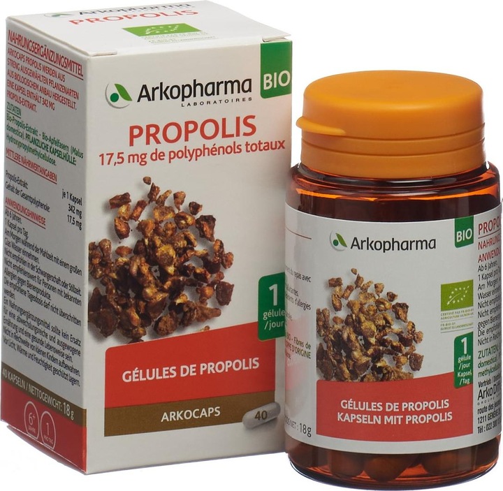 Produktbild Arkopharma Arkocaps Bio Propolis Kapseln (40 Stück, Kapseln, 42 g)