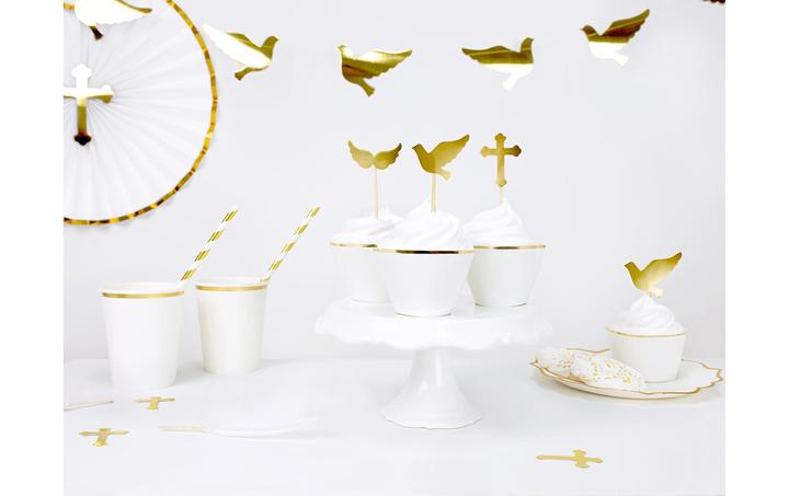 Actual product image Partydeco Mug White (6 pieces) (6x)