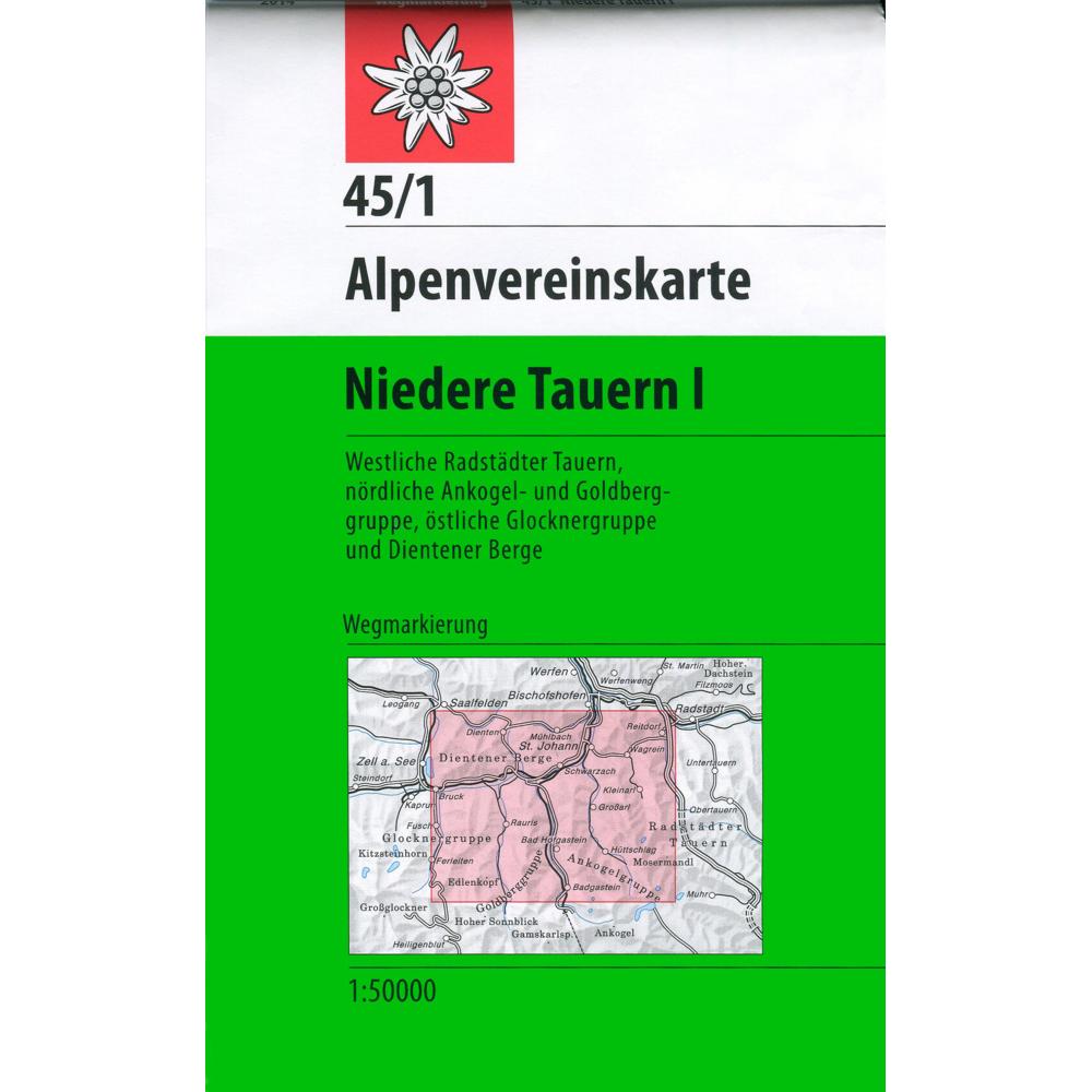 NIEDERE TAUERN I 451, Landkarte