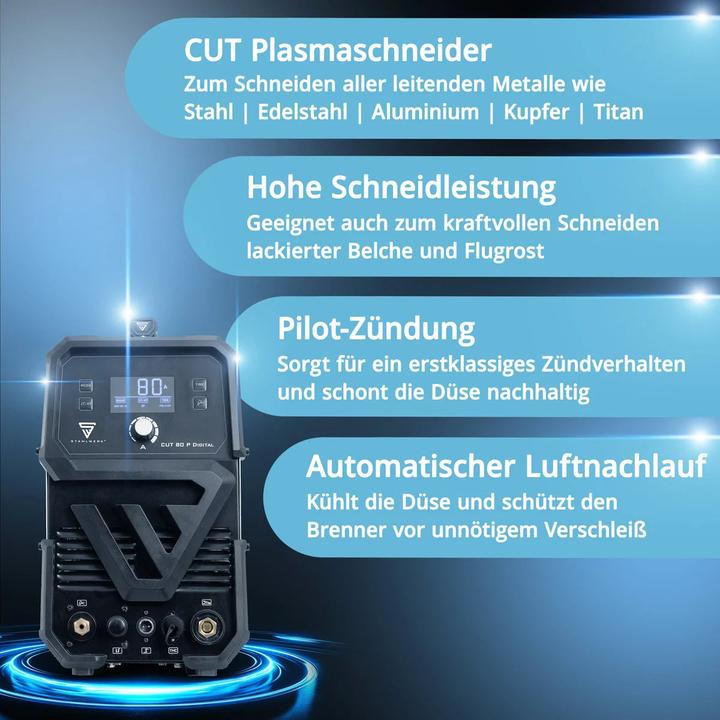 Actual product image Stahlwerk Plasma cutter CUT 80 P Digital 80