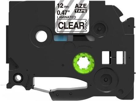 Actual product image Rillstab Labelling tape O131 Black, transparent (1.20 cm, Transparent, Black)