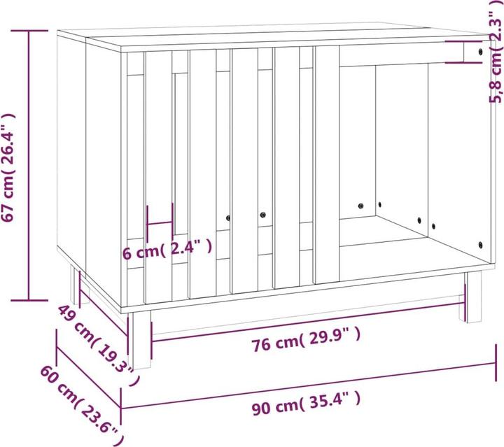 Image du produit vidaXL Herkko (Niche pour chien)