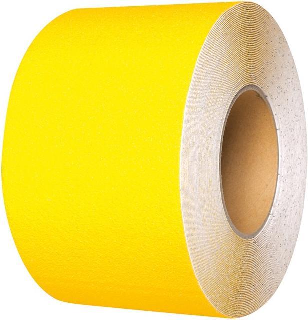 Actual product image Moravia Anti-slip covering 100 mm signal yellow, self-adhesive, roll à 18 m
