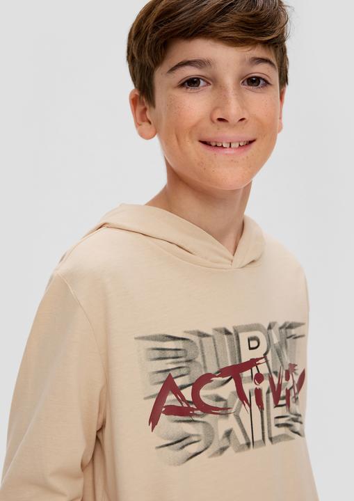 Produktbild s.Oliver T-Shirt Longsleeve mit Schriftprint (XL)