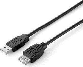 Actual product image equip USB 2.0 extension A->A 5m S/B black (5 m, USB 2.0)
