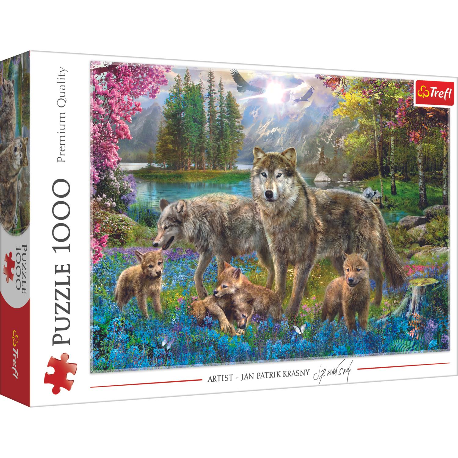 Ravensburger Puzzle 1000 Teile - Wolfsfamilie (1000 Teile)