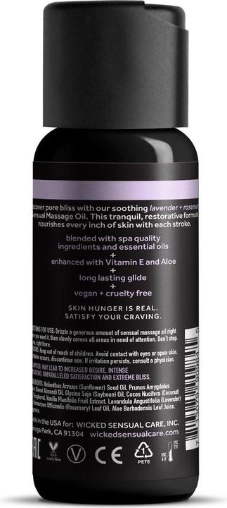 Produktbild Wicked Sensual Care wicked sensual massage oil lemongrass ginger 120ml (120 ml)