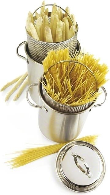Immagine prodotto Demeyere Cuocipappa di asparagi (16 cm, Pentola, Acciaio inossidabile)
