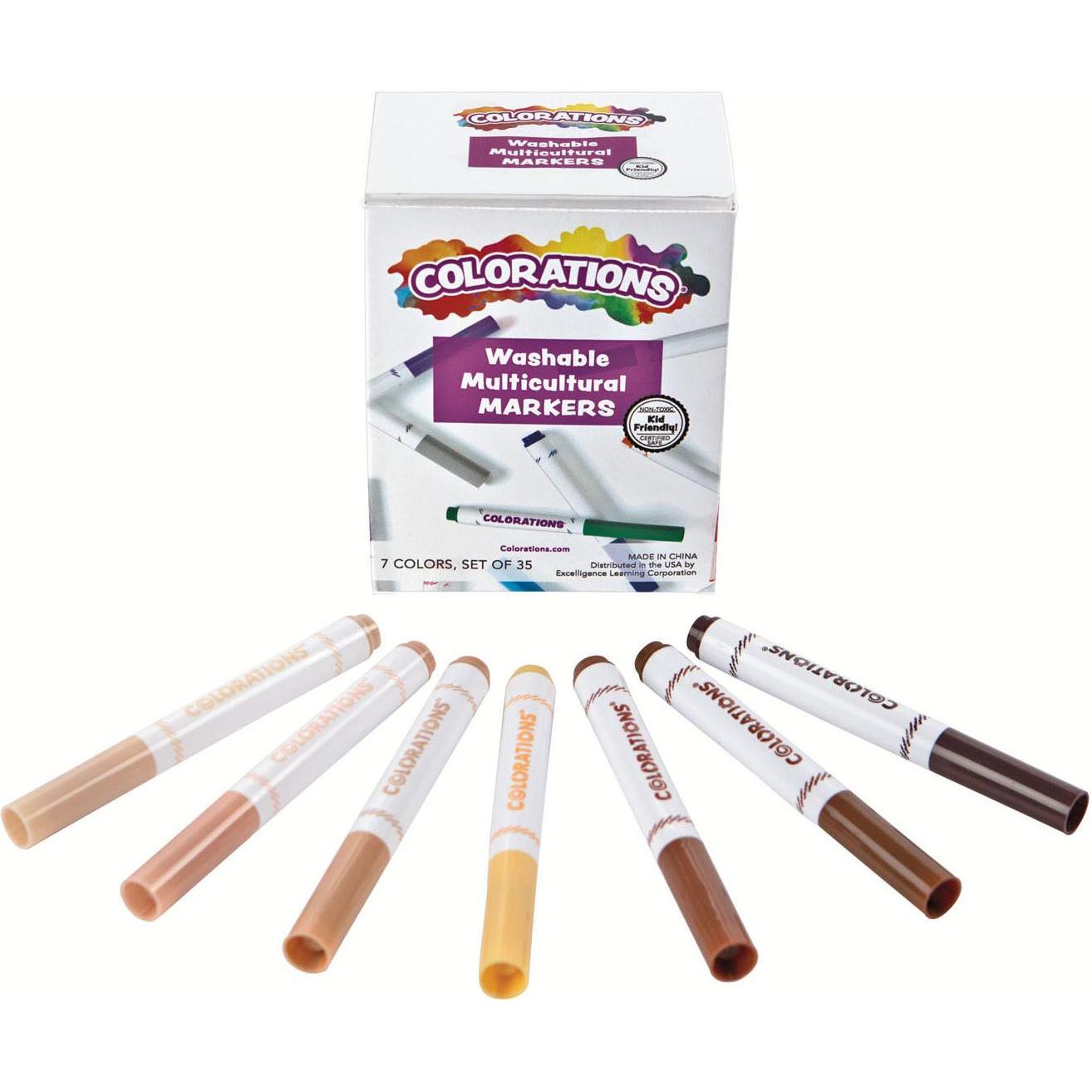 Colorations, Malstifte, Colorationen - Chubby Filzstifte Hauttöne, 35 Stk. (Mehrfarbig, 35 x)