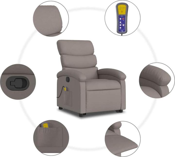 Image du produit vidaXL Massagesessel mit Aufstehhilfe