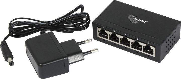 Produktbild Allnet Switch unmanaged Layer2 5 Port o 5x 1GbE o Lüfterlos o ALL-SG8005 (5 Ports)