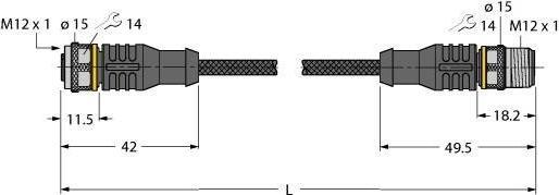 Produktbild Turck Aktuator- (5 m)