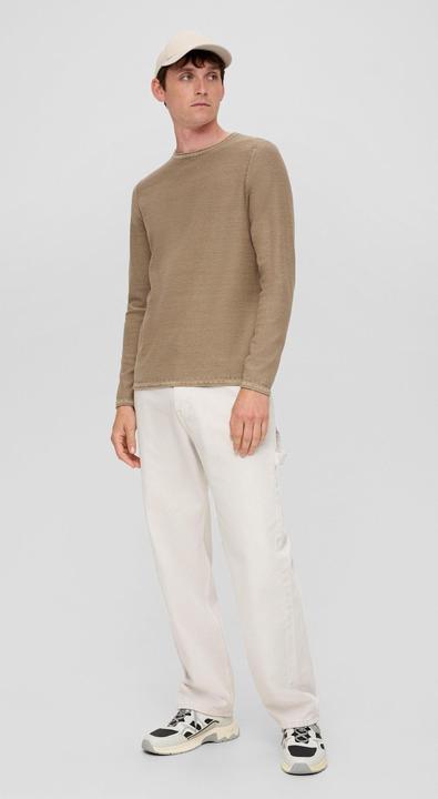Produktbild s.Oliver Strickpullover Pullover mit Garment Dye (S)