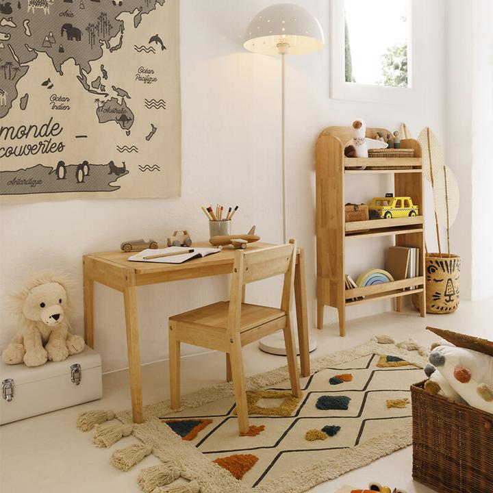 Actual product image Atmosphera rectangular hevea robin table, brown (Child armchair)