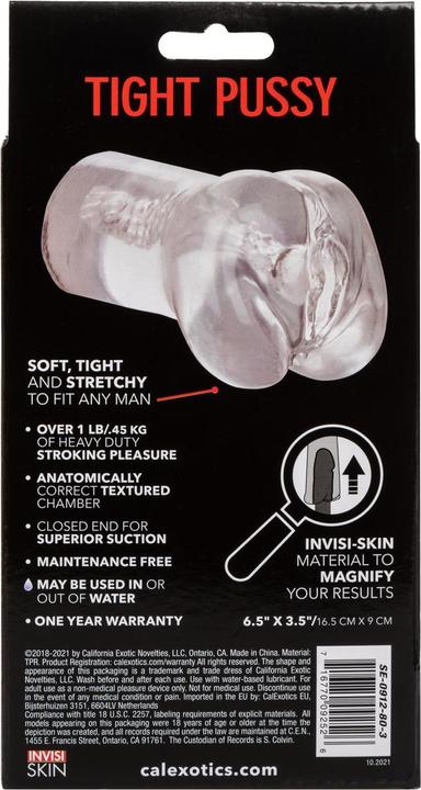 Actual product image CalExotics Stroke It Tight Pussy