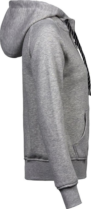 Actual product image Tee Jays Hoodie Hooded Jacket With Full Length Zip (L)