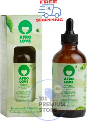 Actual product image Afro Love Fortifying Dropper 4 oz Strands and Root Fortifier