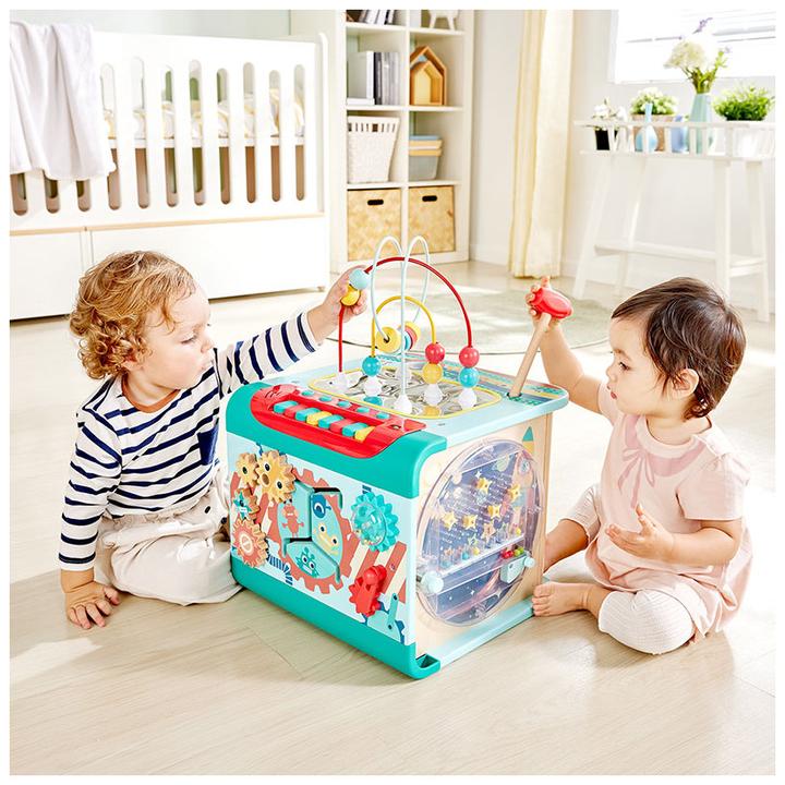Actual product image Hape Motor Cube Magic Discoveries