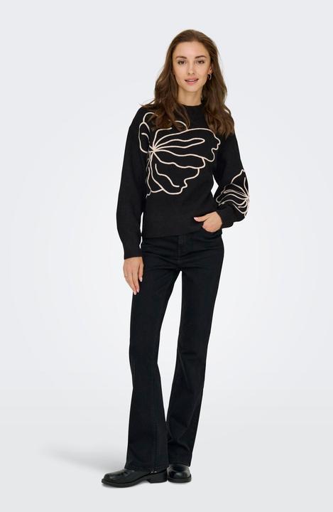 Actual product image JdY Jdyjella L/S Flower Pullover Knt Noos (XS)