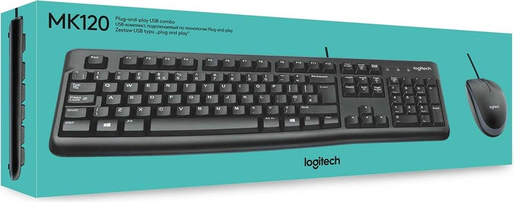 Image du produit Logitech MK120 (US, Filaire)