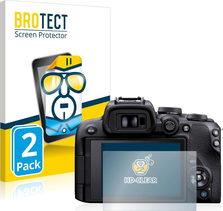 BROTECT Schutzfolie Displayschutz Klar (Displayschutz, EOS R10)