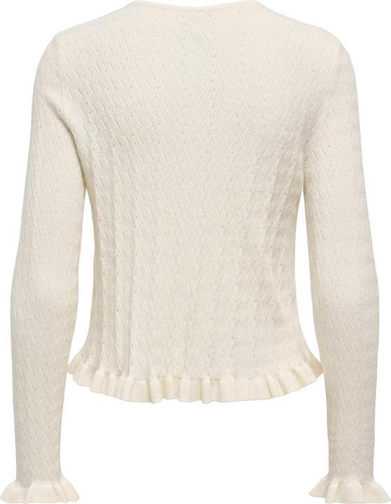 Produktbild Only Onlibi Ls O-Neck Frill Cardi Ex Knt (M)