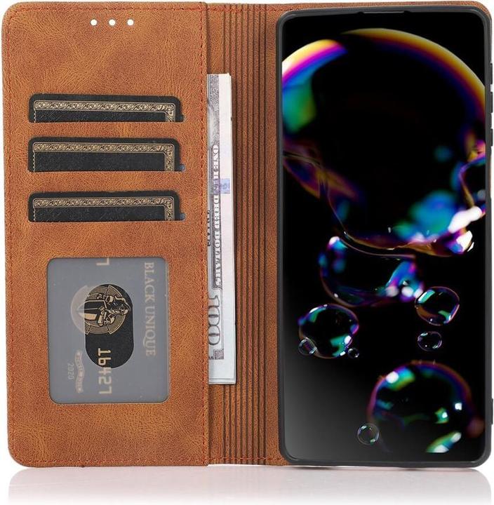 Produktbild Cover-Discount Galaxy A37 - Elegantes Vintage Flip Case (Samsung Galaxy A37)
