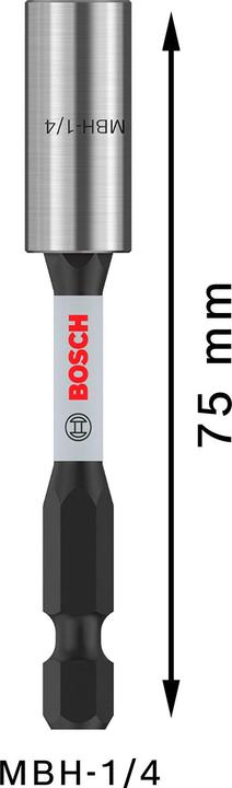 Actual product image Bosch Professional Zubehör PRO Standard Bit Holder Impact, 75 mm (75mm)