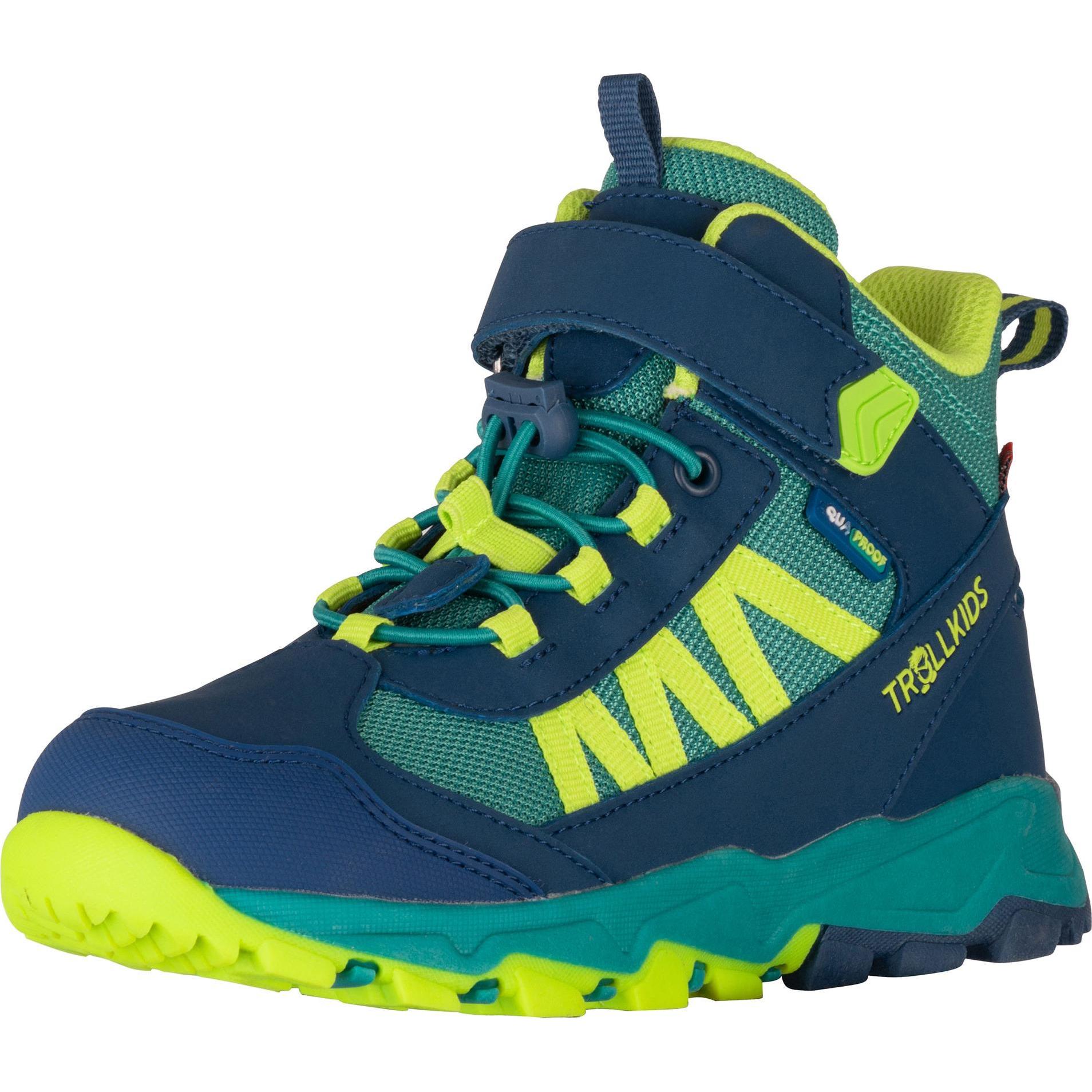 Thumbnail - Trollkids, Unisex, Wanderschuhe, Kid's Tronfjell Hiker Mid (34), Blau