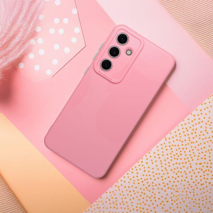 Actual product image OEM Back panel cover Case PASTEL SHINE for MOTOROLA G34 pink (Motorola Moto G34)
