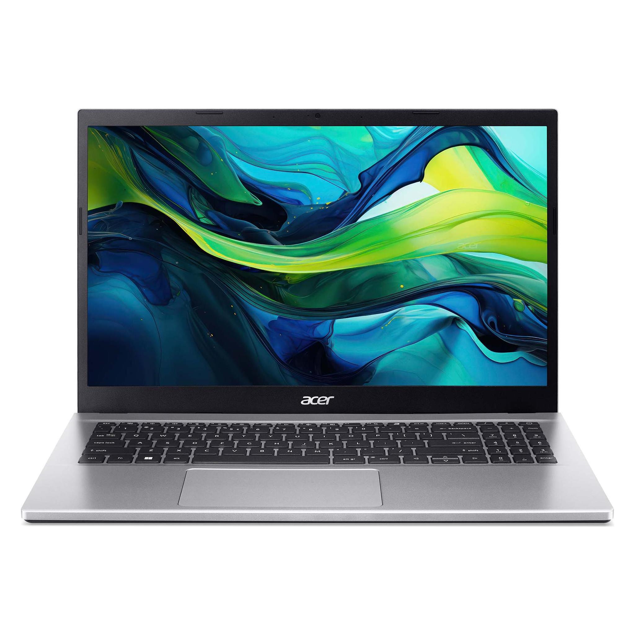 Acer Aspire Go 15 (15.60", 2000 GB, 16 GB, DE, AMD Ryzen 7 5825U), Notebook, Silber